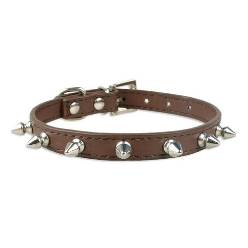 1 Row Cute Rivets Studded Dog Collar Puppy Cat