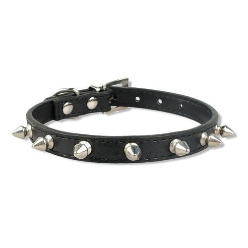 1 Row Cute Rivets Studded Dog Collar Puppy Cat
